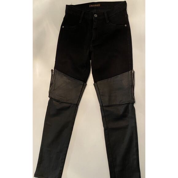 James Denim - James Jean Size 27 waist Black Look Like You Are Wearing Boots